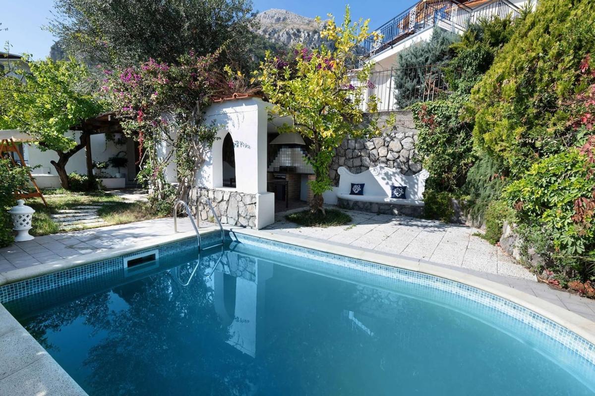 Villa Marinella Close To The Sea With Private Pool Nerano Exterior foto